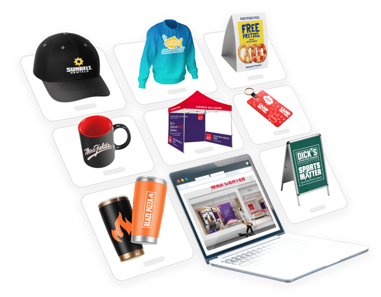 Features of a company custom online store